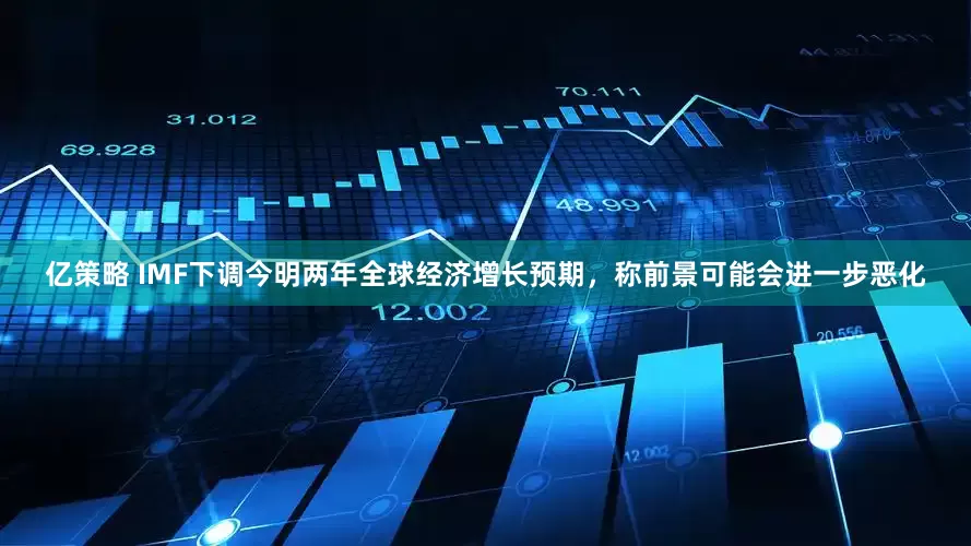 亿策略 IMF下调今明两年全球经济增长预期，称前景可能会进一步恶化